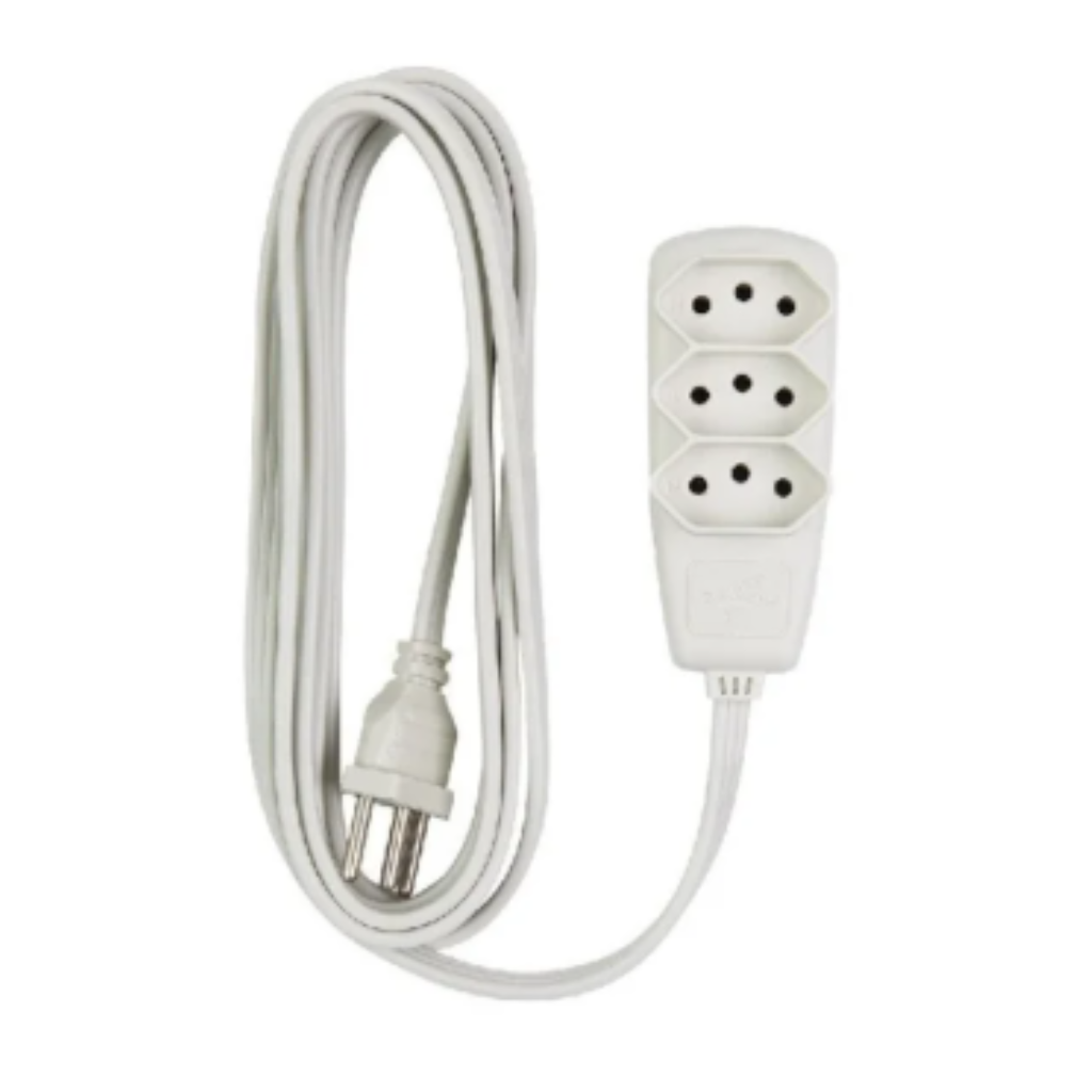 EXTENSAO  5M 3P 3X0,75MM CABO PP 3 SAIDAS DANEVA GELO DN1780EXTENSAO  5M 3P 3X0,75MM CABO PP 3 SAIDAS DANEVA GELO DN1780EXTENSAO  5M 3P 3X0,75MM CABO PP 3 SAIDAS DANEVA GELO DN1780EXTENSAO  5M 3P 3X0,75MM CABO PP 3 SAIDAS DANEVA GELO DN1780