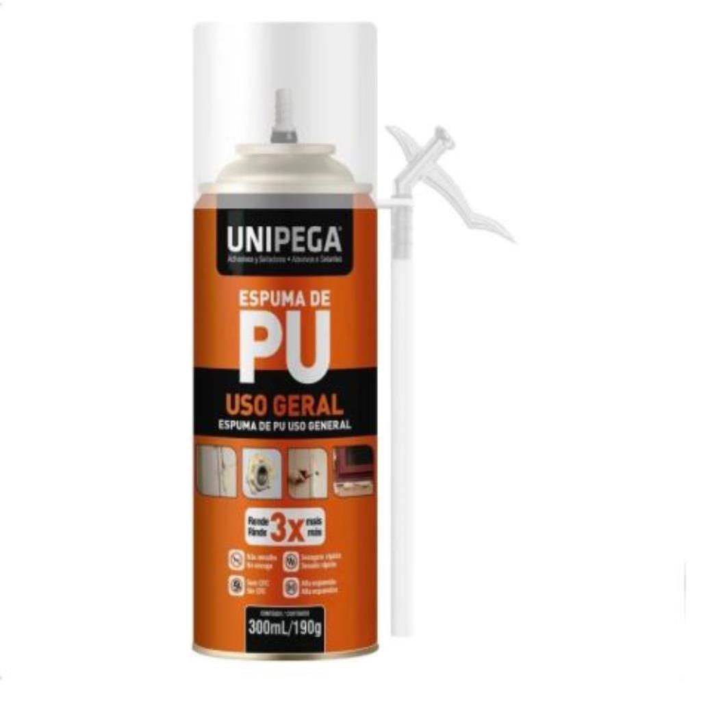 ESPUMA EXPANSIVA 300ML 190G UNIPEGA - AES0534.0008