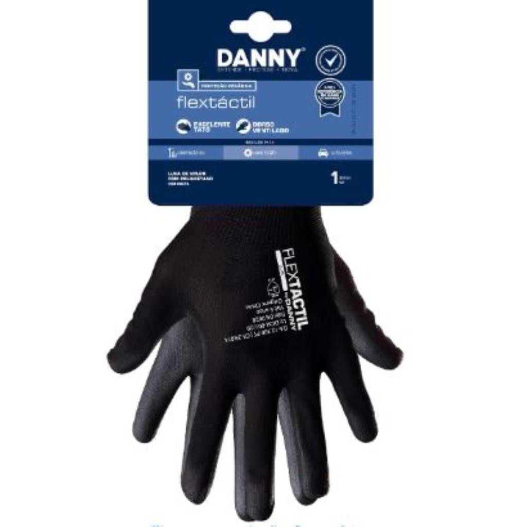 LUVA FLEXTACTIL PRETA G DA-12100 DANNY