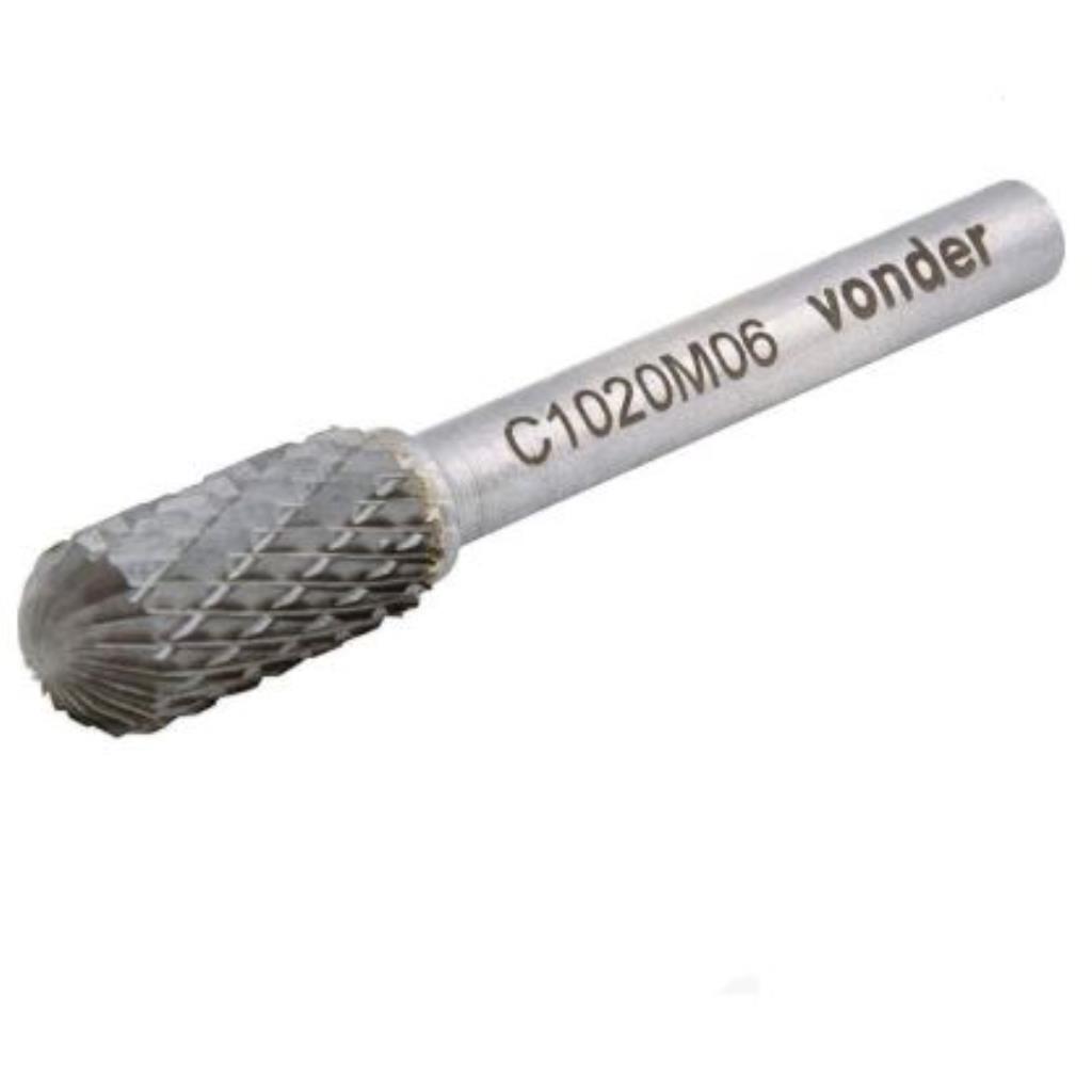 LIMA ROTATIVA ABAULADA 10X20MM HAST 6MM LC010 VONDER