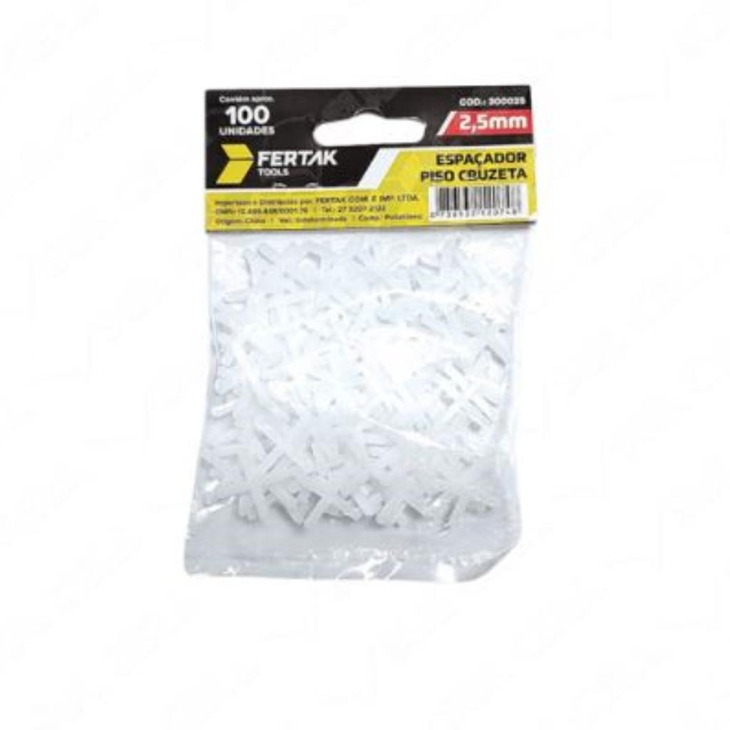 ESPACADOR PISO CRUZETA 2,5 MM- 100PCS