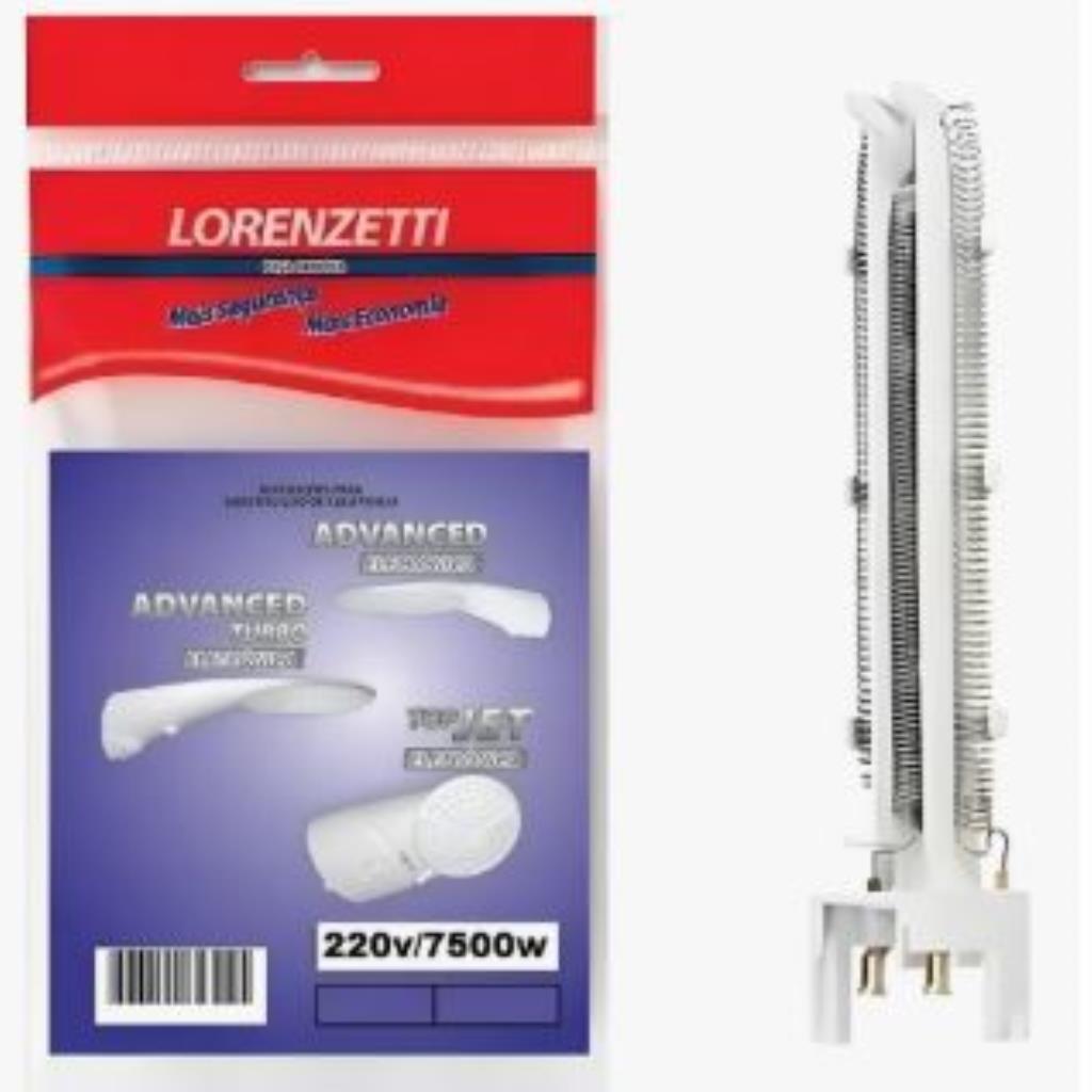 RESISTENCIA LORENZETTI 220V 7500W TOPJET/ADVANCED ELETRONICA 3056F