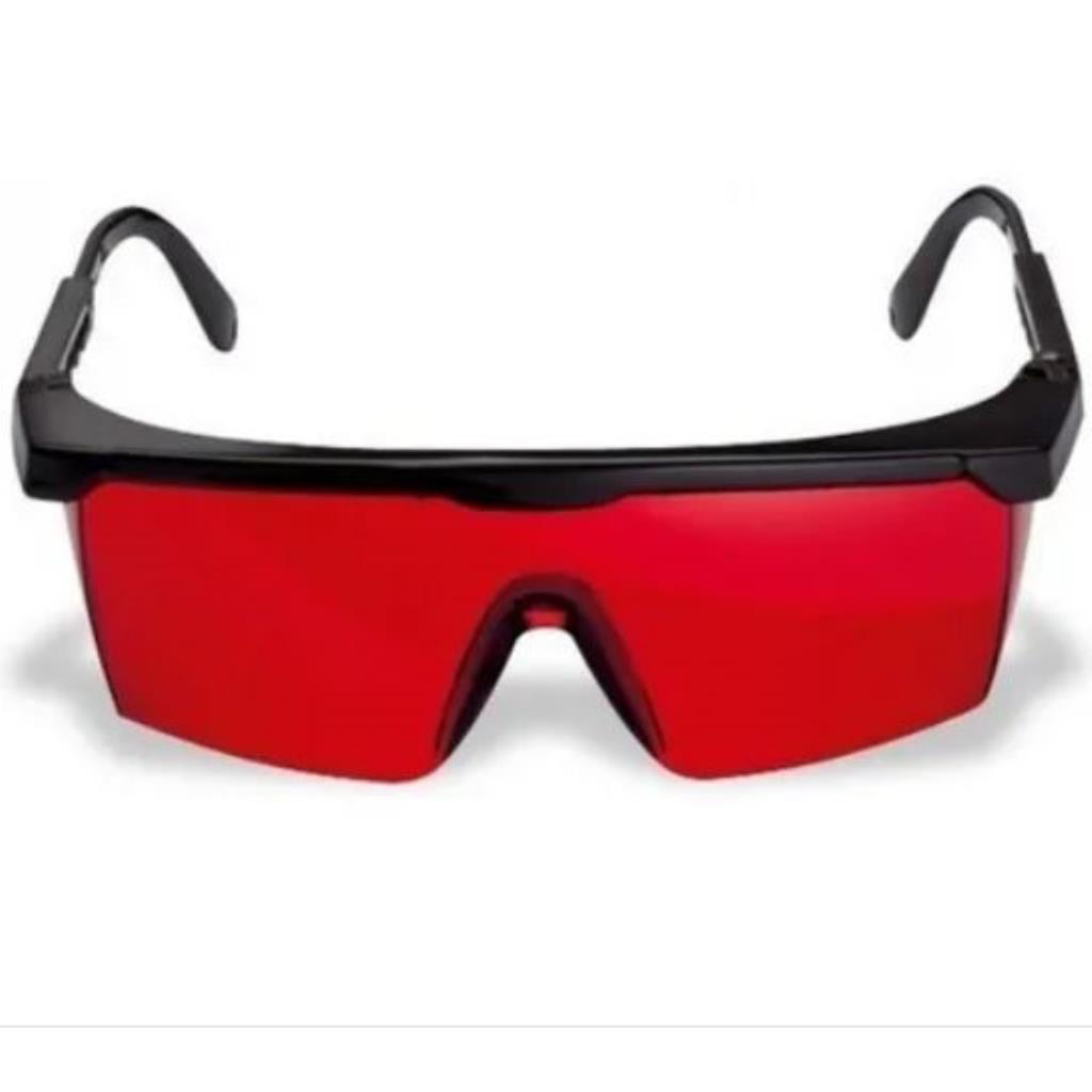 Óculos de Segurança Vonder Foxter Vermelho (Emb. contém 1un.)