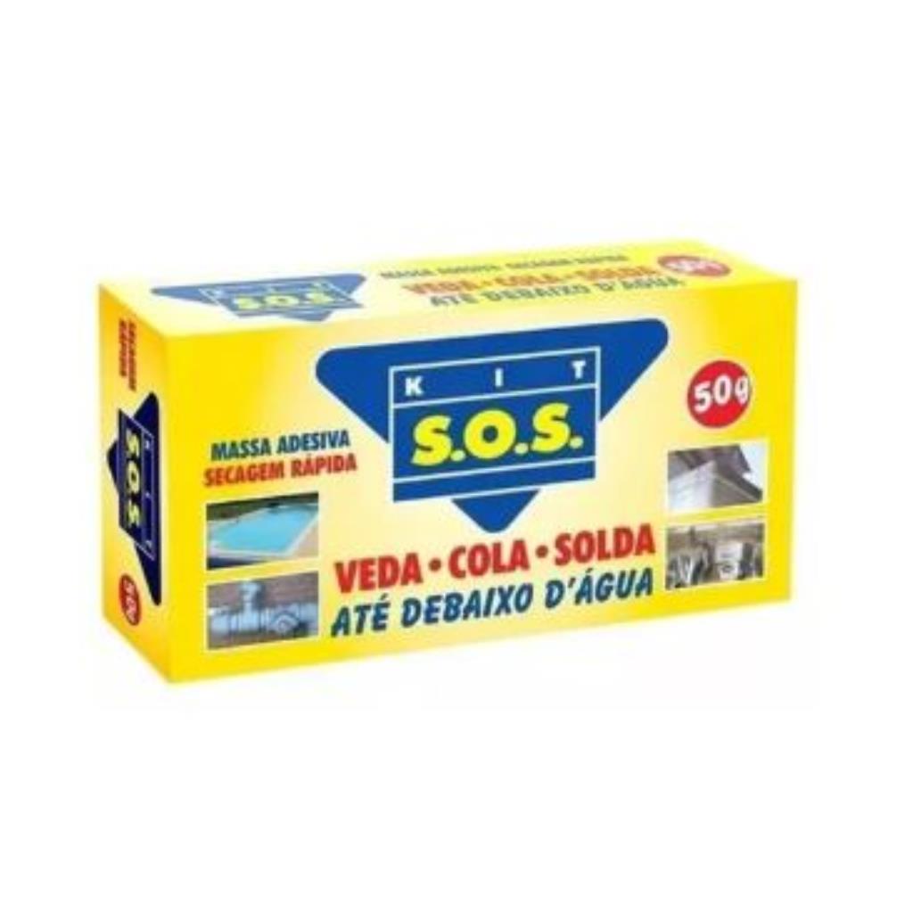 ADESIVO/COLA KIT SOS50G SECAGEM RAPIDA VEDATUDO