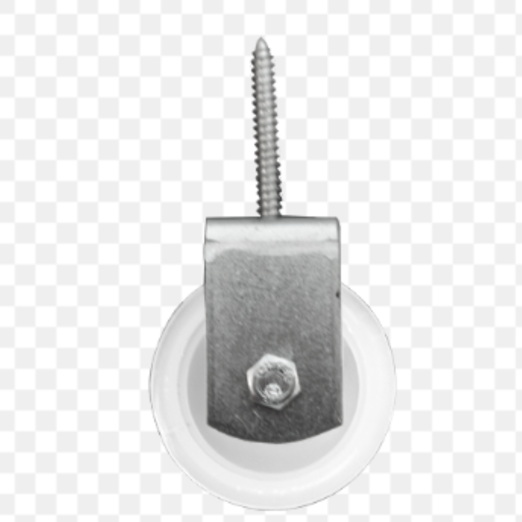 ROLDANA PLASTICA 6CM C/PARAFUSO CRAFER