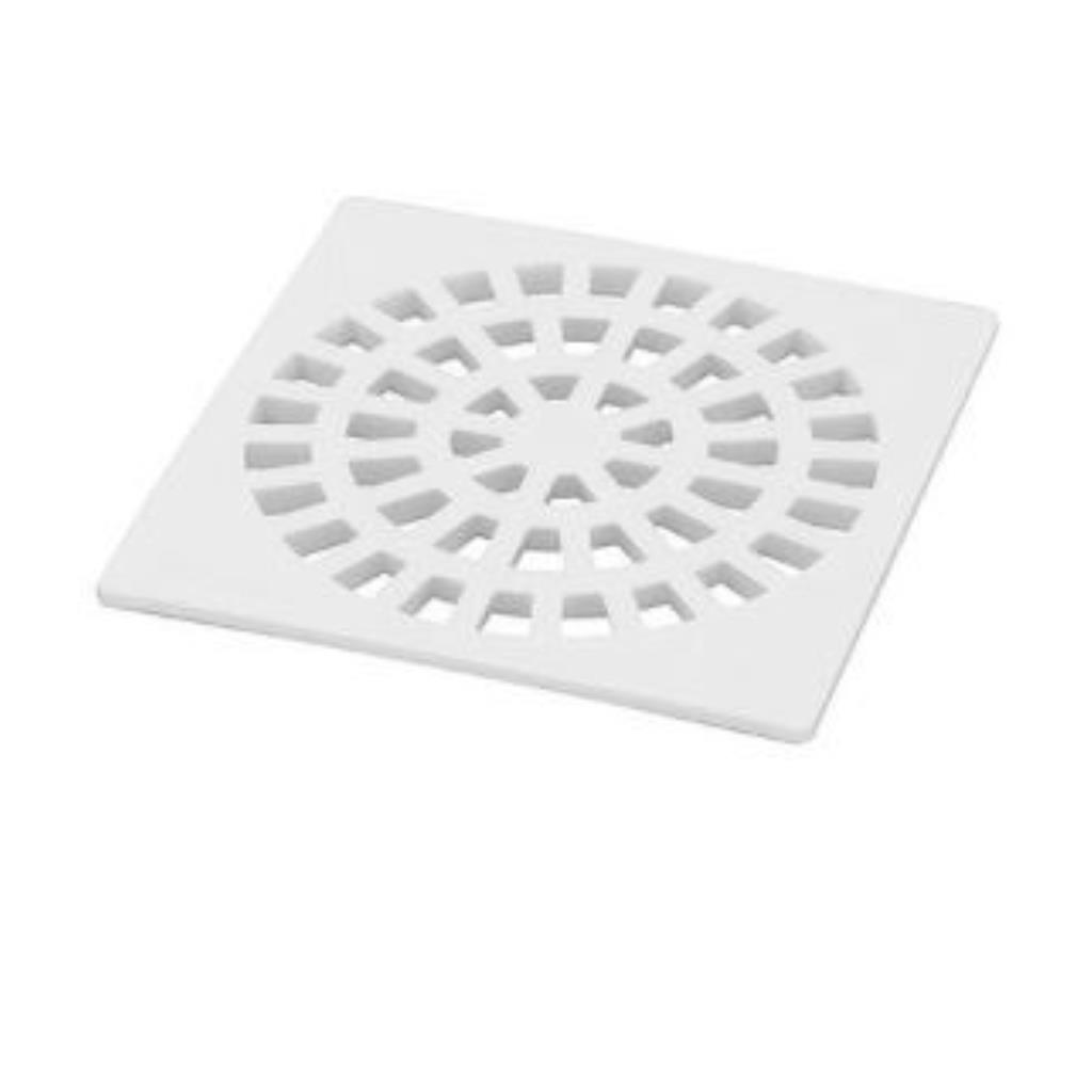 GRELHA QUADRADA BRANCA CAIXA SIFONADA 100 KRONA NR50 - 936