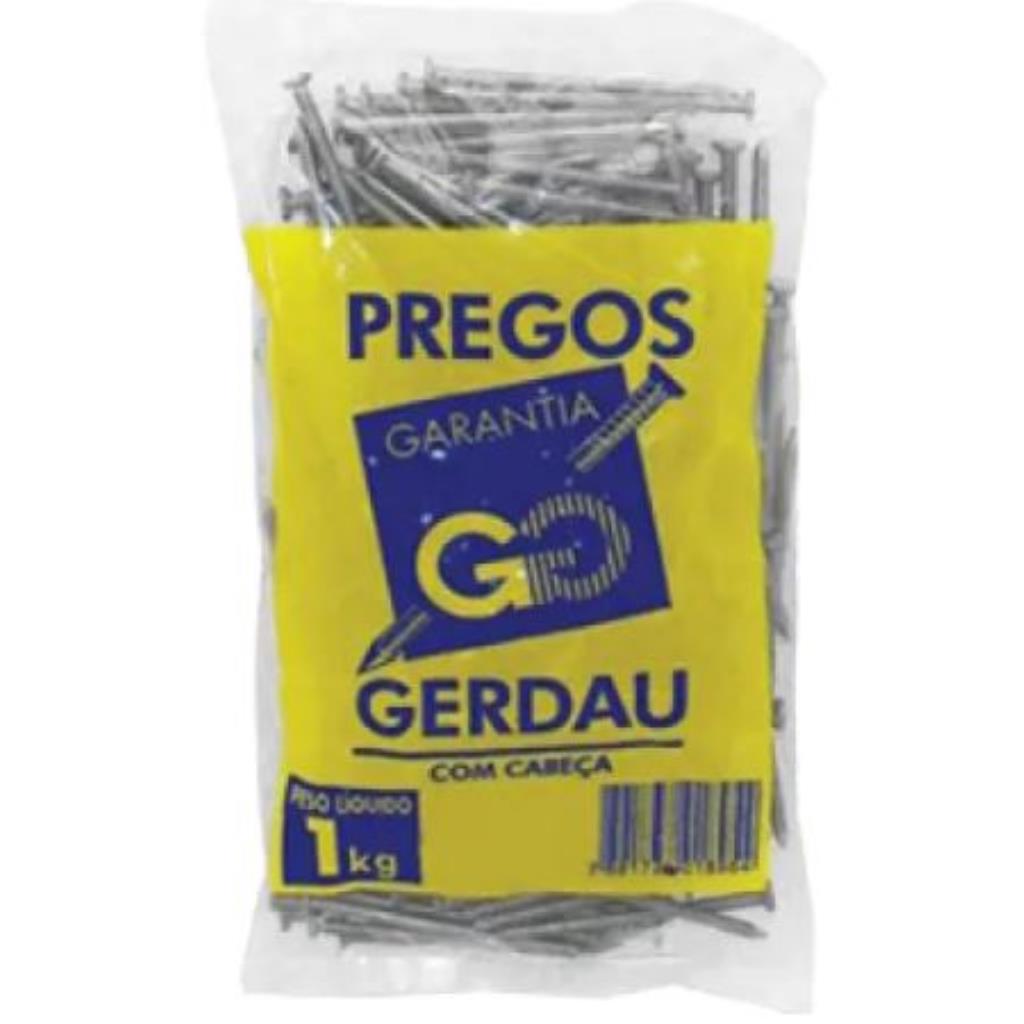 PREGO POLIDO 10X10 1KG COM CABECA GERDAU - 117000041
