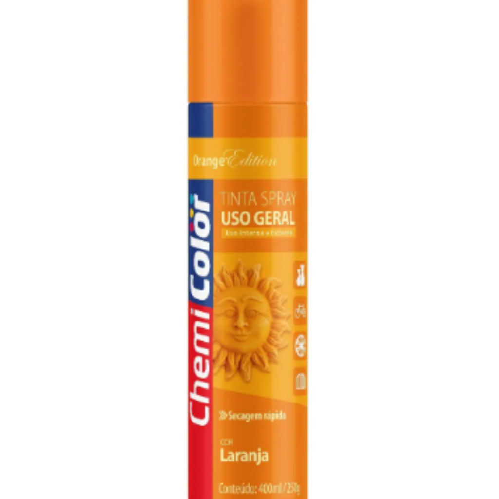 TINTA SPRAY LARANJA 6X400 CHEMICOLOR