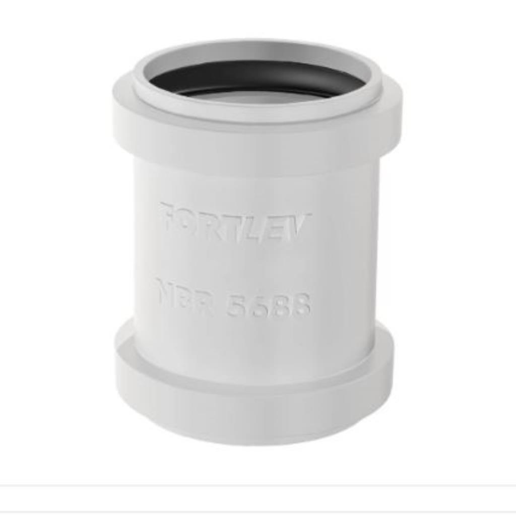 LUVA CORRER ESGOTO 100MM FORTLEV