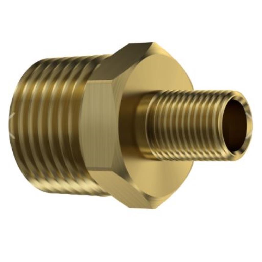 NIPLE/NIPEL TUBO COBRE P/GAS 1/2NPTX3/8NPT 2027 ROCO