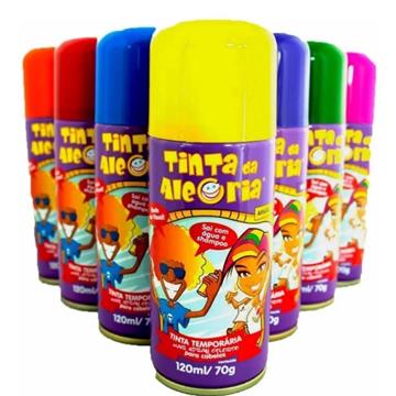 Tinta da Alegria Spray de Cabelo Lavável