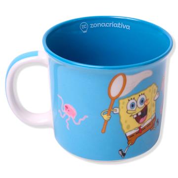 Caneca Tom Bob Esponja e Patrick 350ml