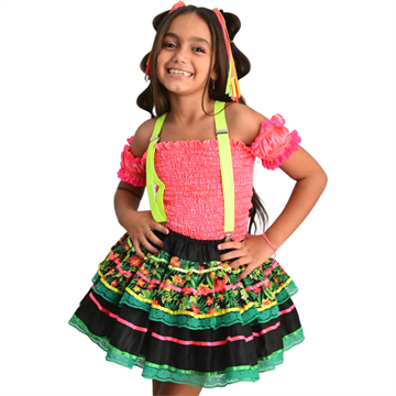 Conjunto Junino Mapuana Infantil