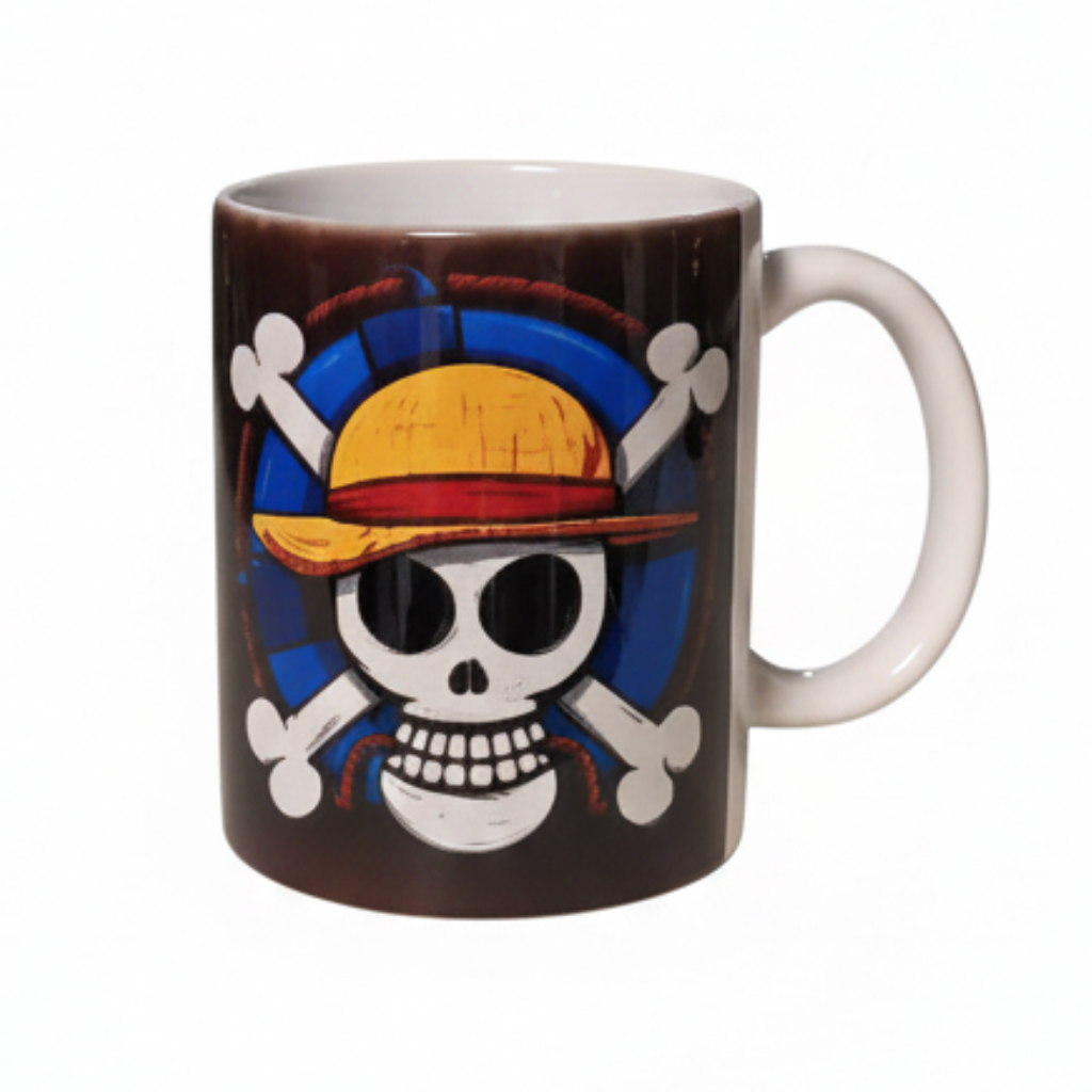 Caneca Caveira Jolly Roger One Piece