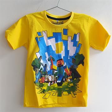 Camisa Minecraft World Infantil