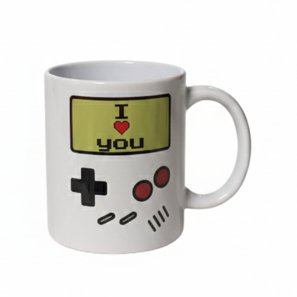 Caneca I Love You - Game / RPG / Gameboy