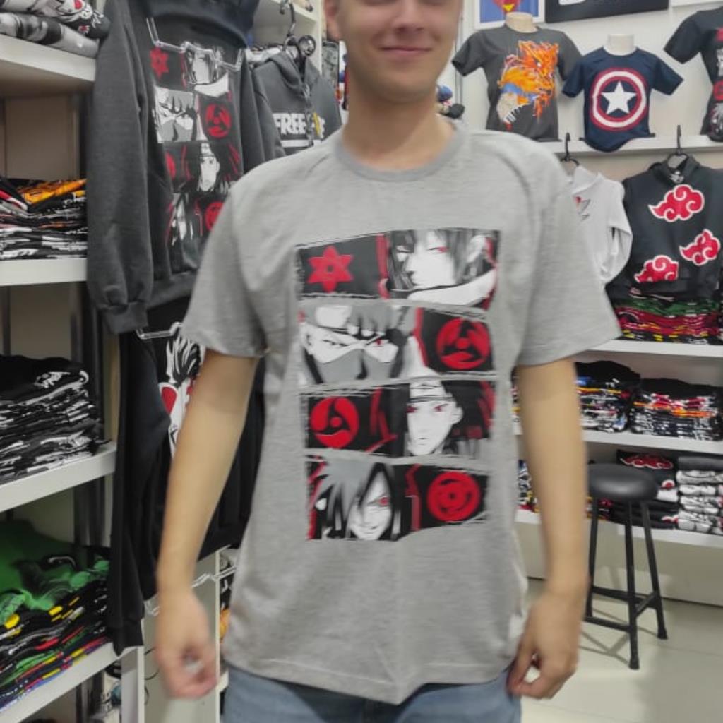 CAMISA NARUTO AKATSUKI ESFERAS