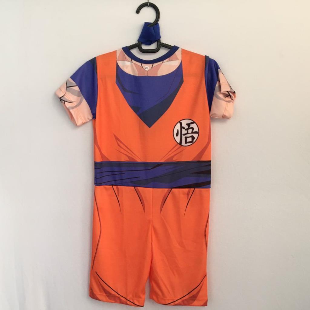 Fantasia Goku laranja (curto)