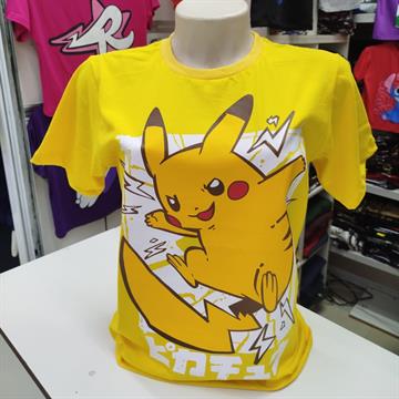 Camisa Pikachu Elétrico Infantil