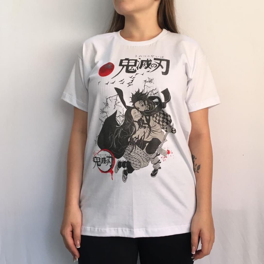 CAMISA DEMON SLAYER (NEZUCO E TANJIRO)