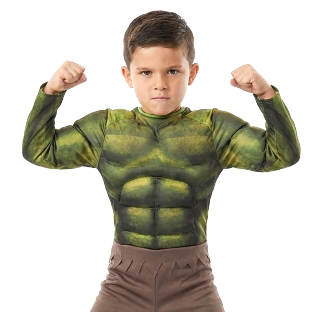 Hulk Infantil com Músculos