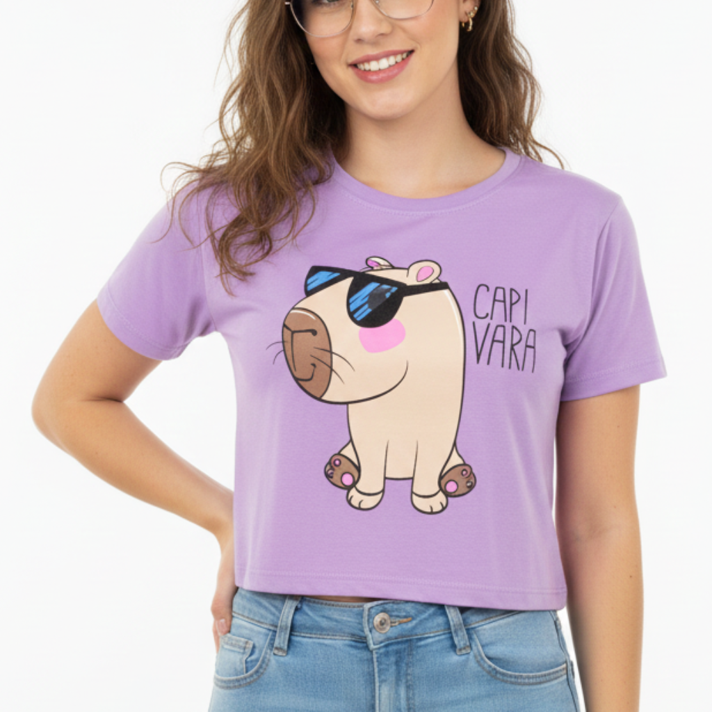 Cropped Capivara Óculos de Sol