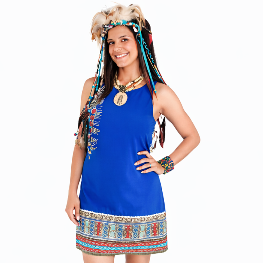 Índia Brasileira Azul Royal