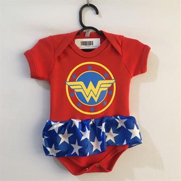 Body de bebê Mulher Maravilha