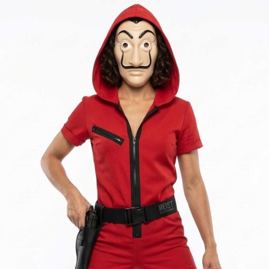 La Casa de Papel Girl Macacão Curto