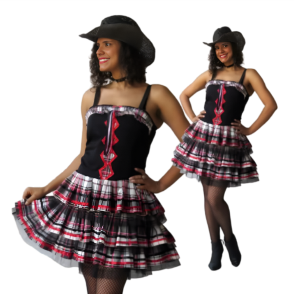 Vestido Junino Zefinha Plus