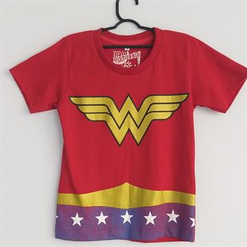 Camisa Mulher Maravilha Clássica infantil