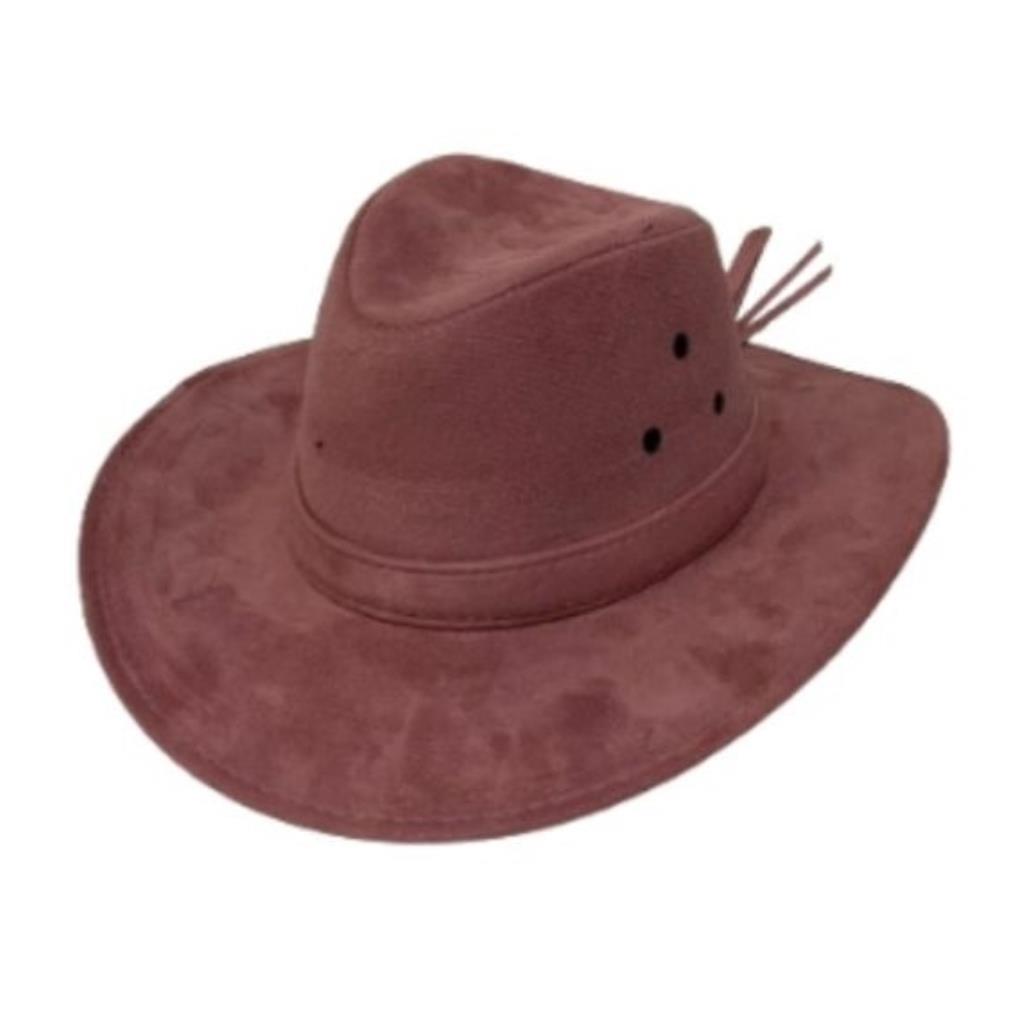 Chapéu Cowboy Boiadeiro Adulto Camurça