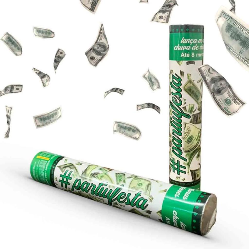 Lança Confetes Dólar