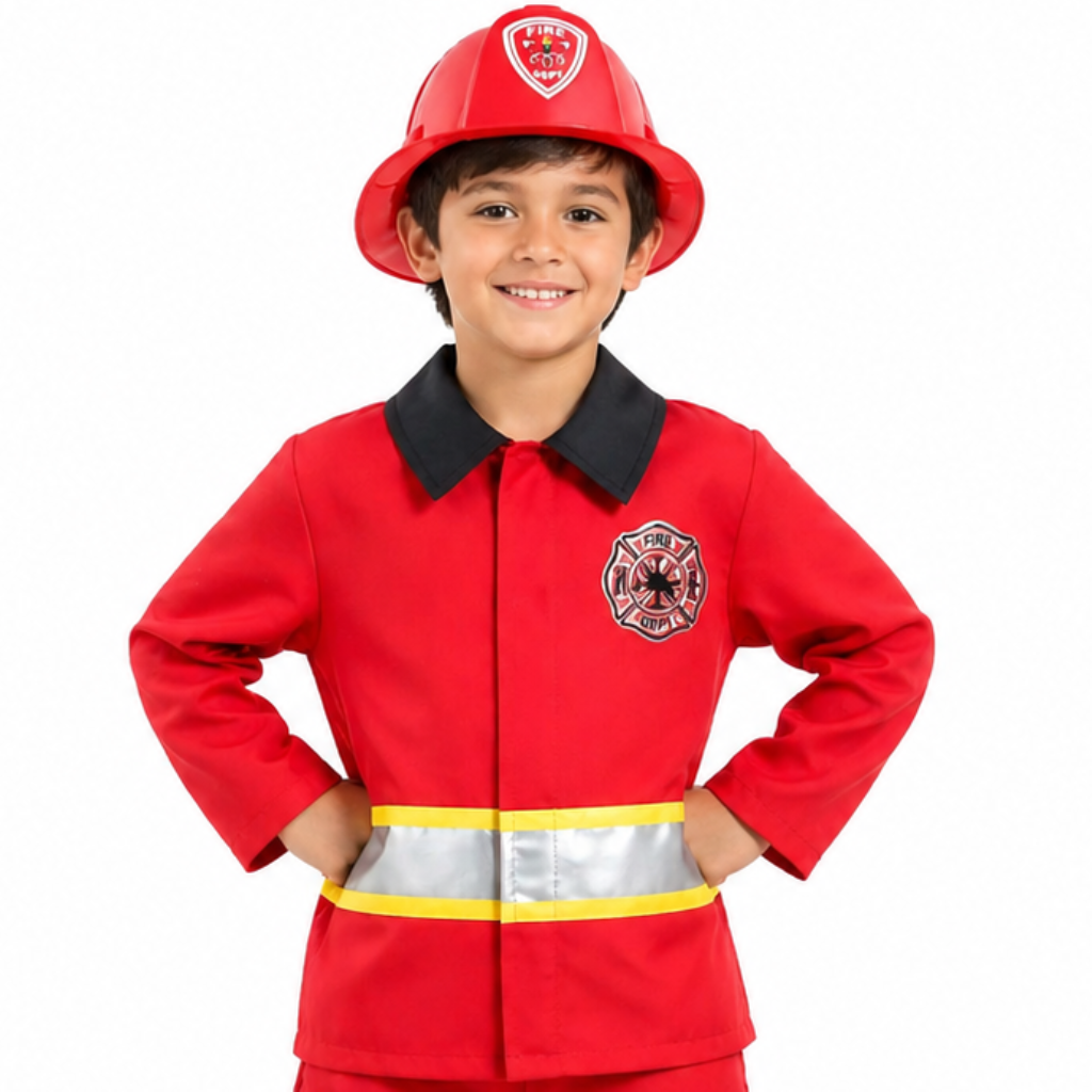 Bombeiro Infantil Refletivo