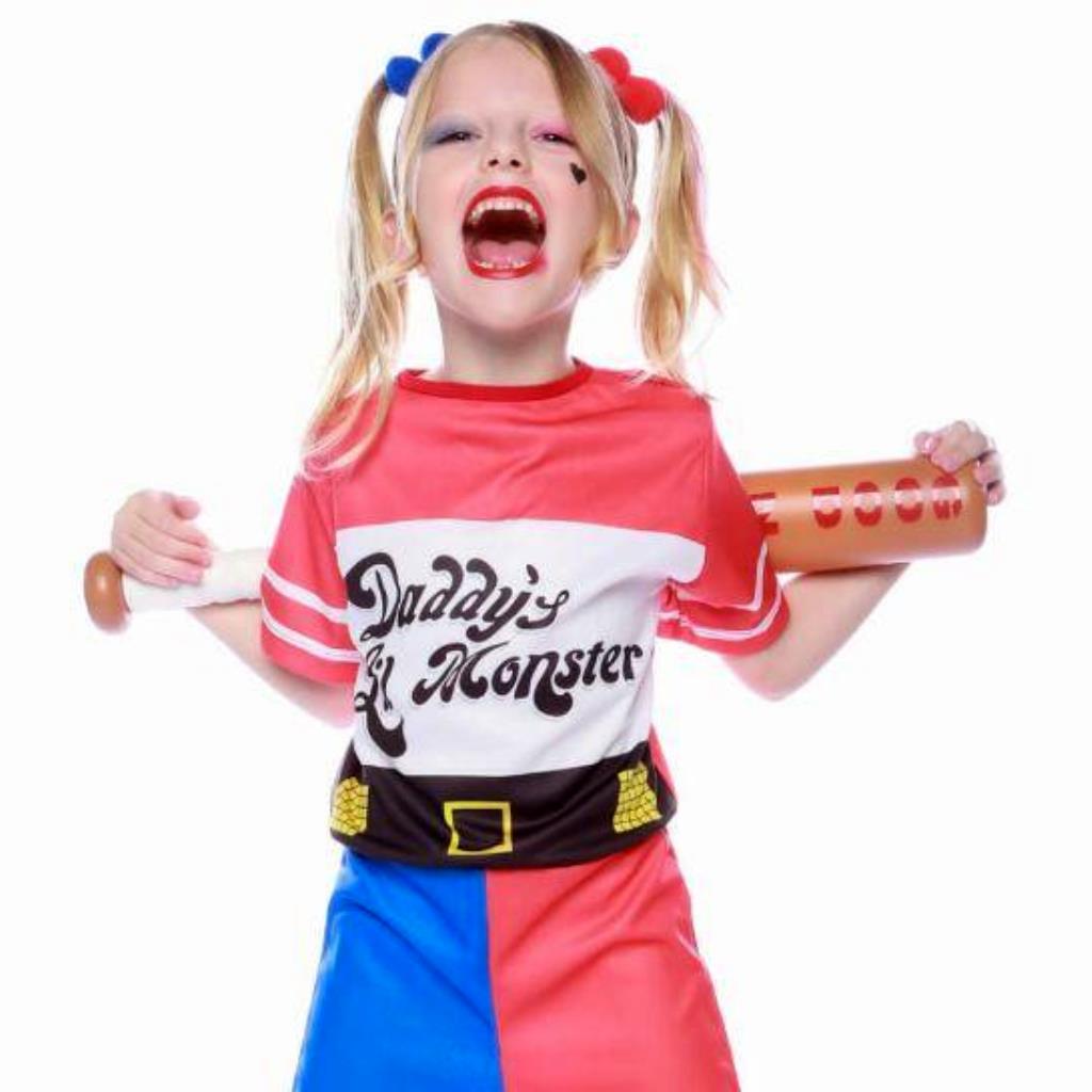 Arlequina Macacão Infantil