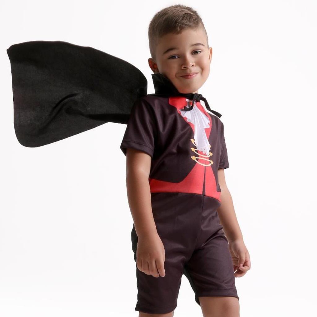Macacão Drácula curto (infantil)
