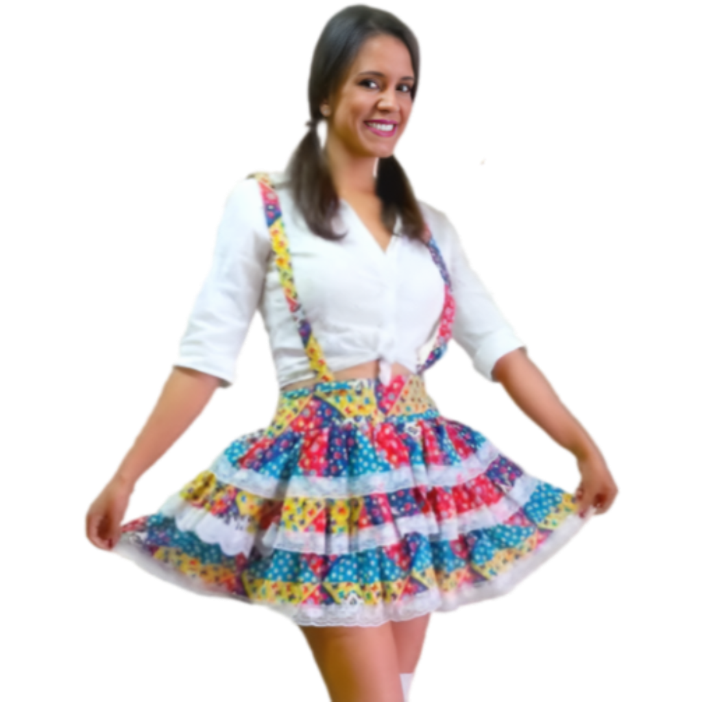 Vestido Junino Engraçadinha