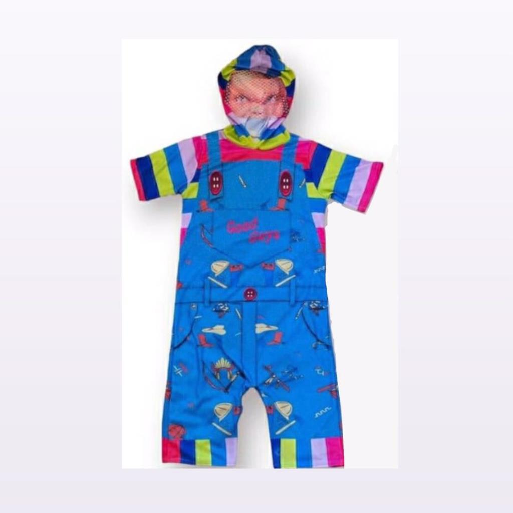 Macacão Chucky Boneco Assassino (curto infantil)