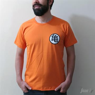 CAMISA GOKU LARANJA (ADULTO)