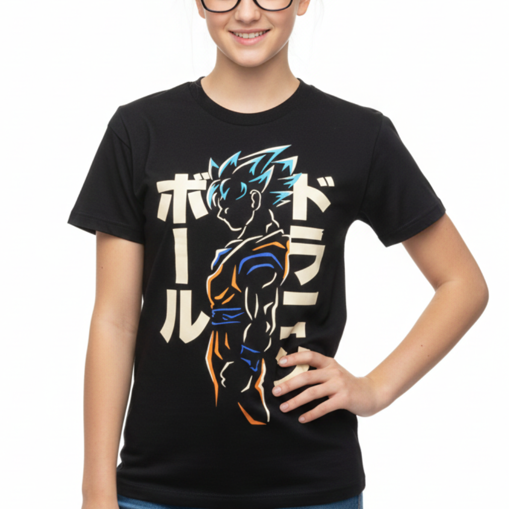 Camisa Goku Blue Power