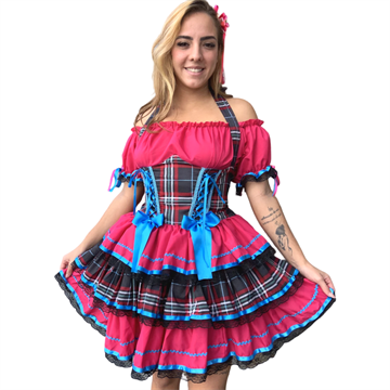 Vestido Junino Barbie da Roça (Plus)