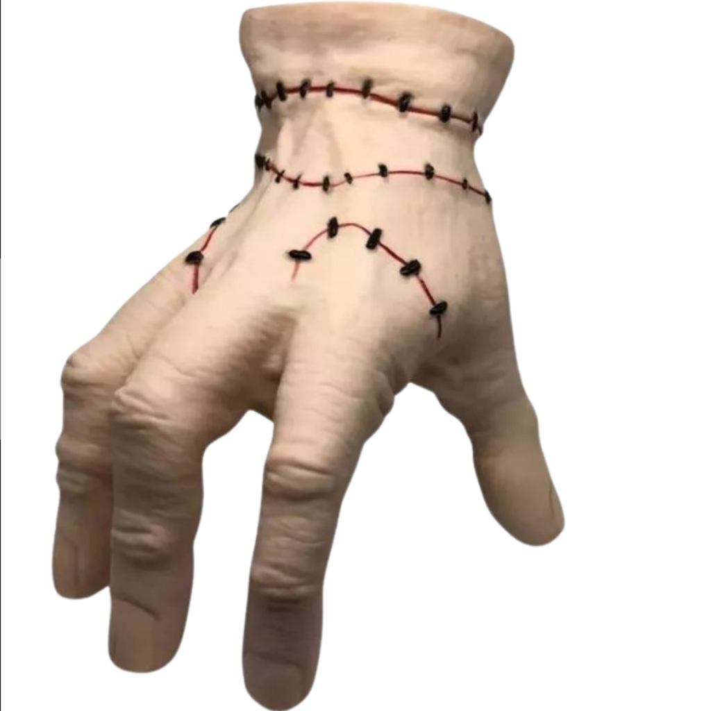 Mãozinha realista da Wandinha Adams