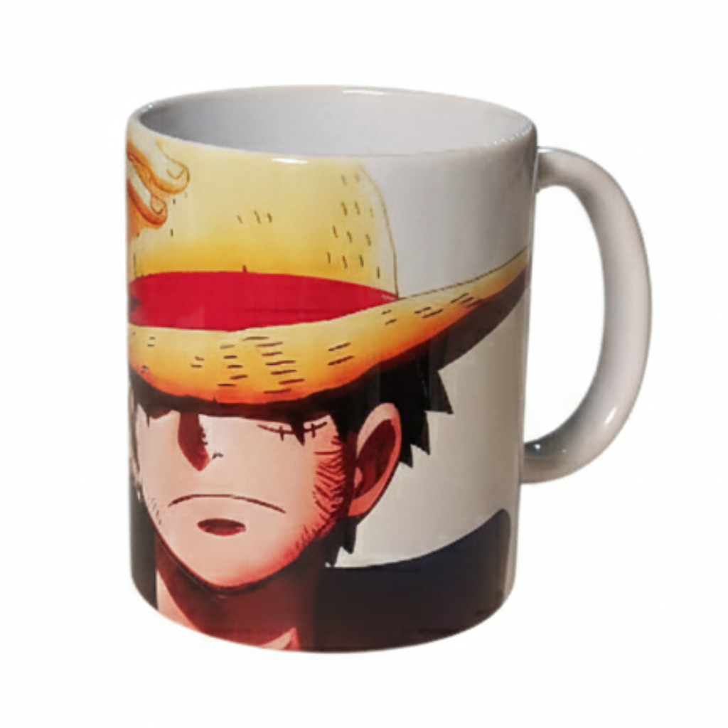 Caneca Luffy Segura Chapéu (One Piece)