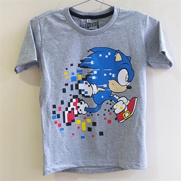 Camisa Sonic Pixels Speed Infantil