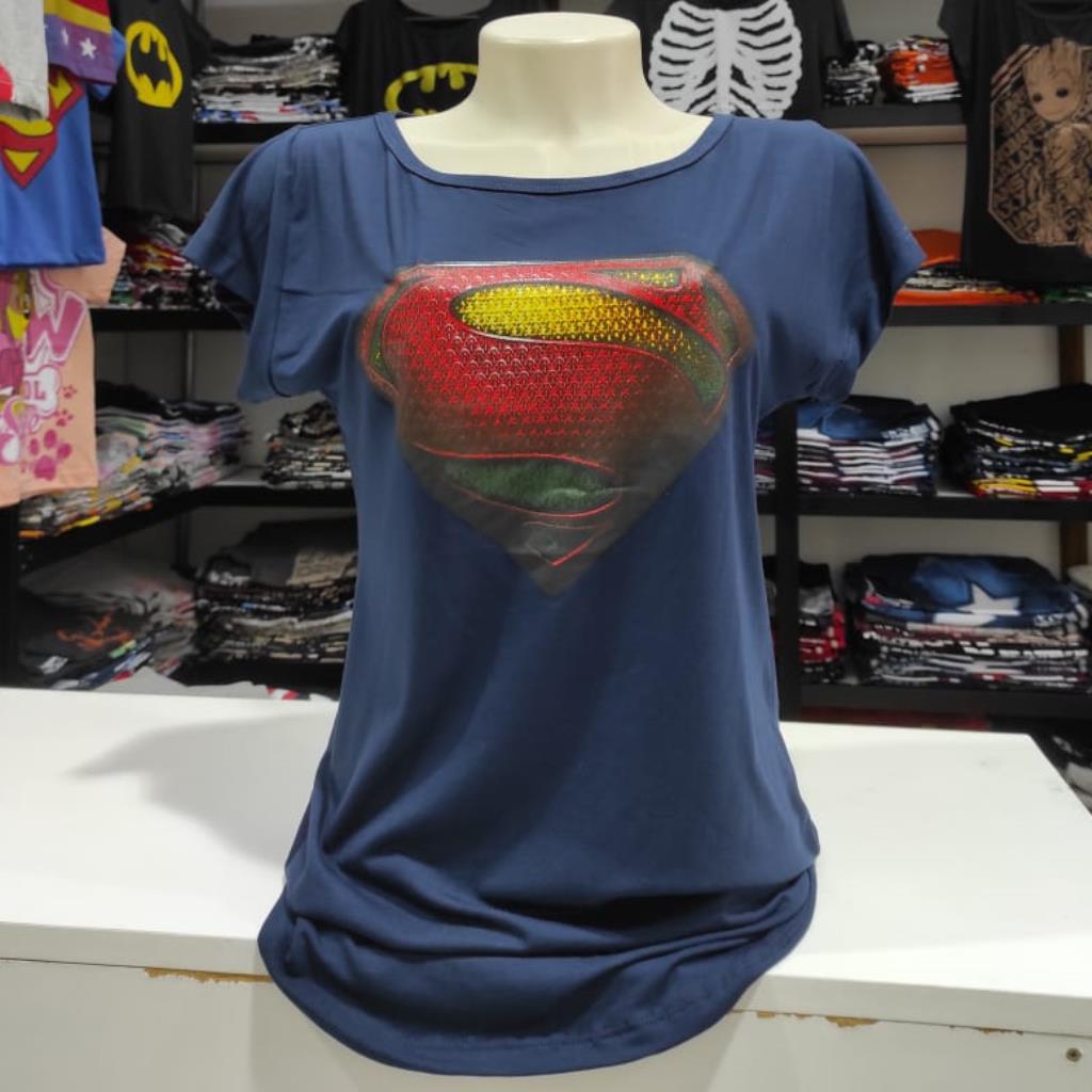 Camisa Super Girl (baby look longline)