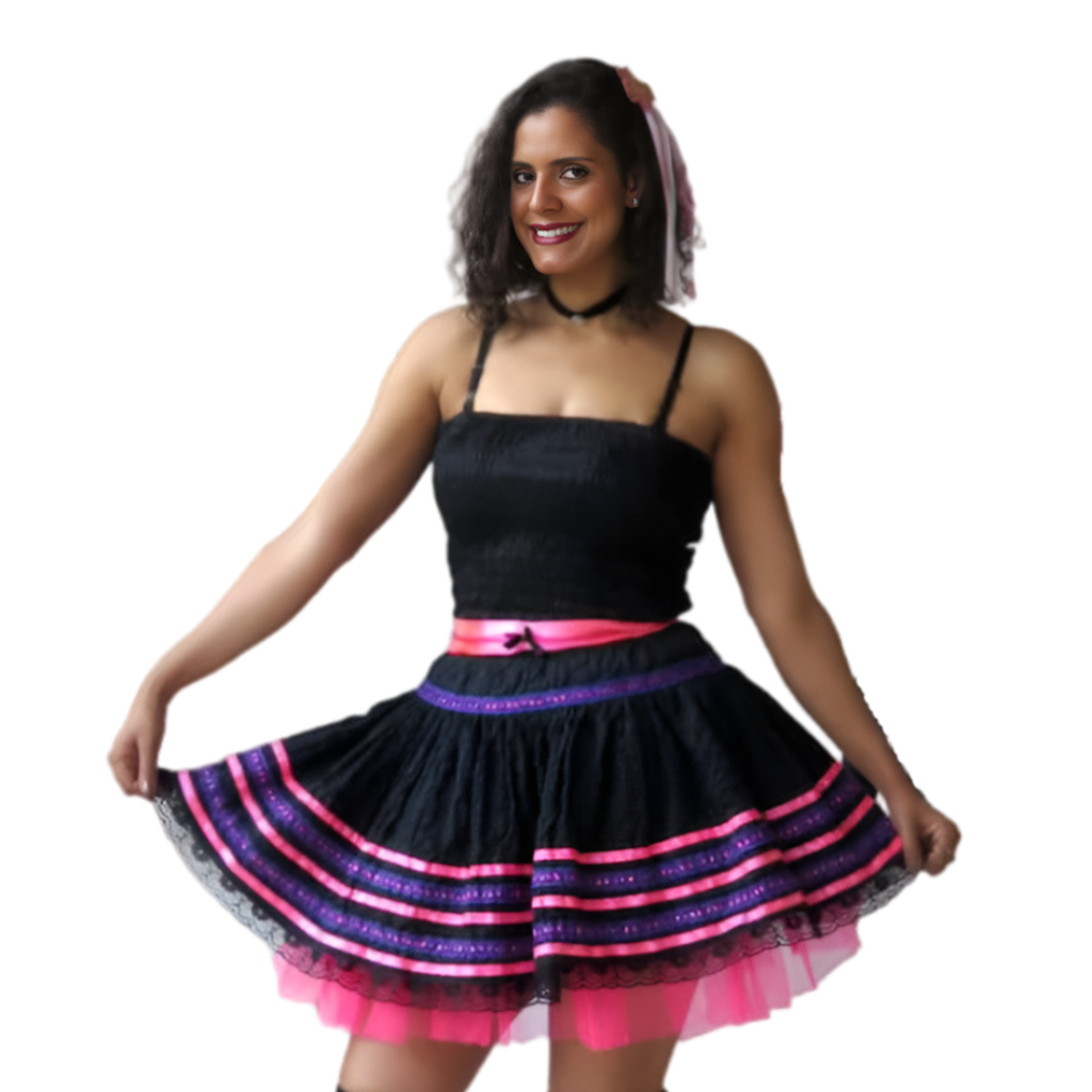 Conjunto Junino Black Pink