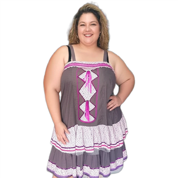 Vestido Junino Diamantina Plus