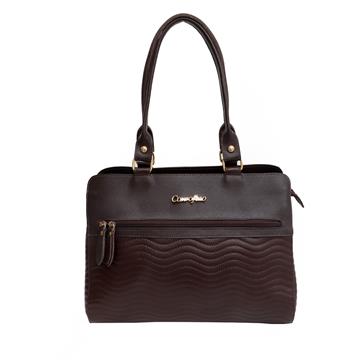 BOLSA FEM CF TIRACOLO GRANDE COM BOLSO GRANDE E ZIPER DOIS PUXADORES (4494)