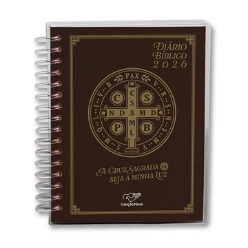 DIARIO BIBLICO CAPA CRISTAL SAO BENTO