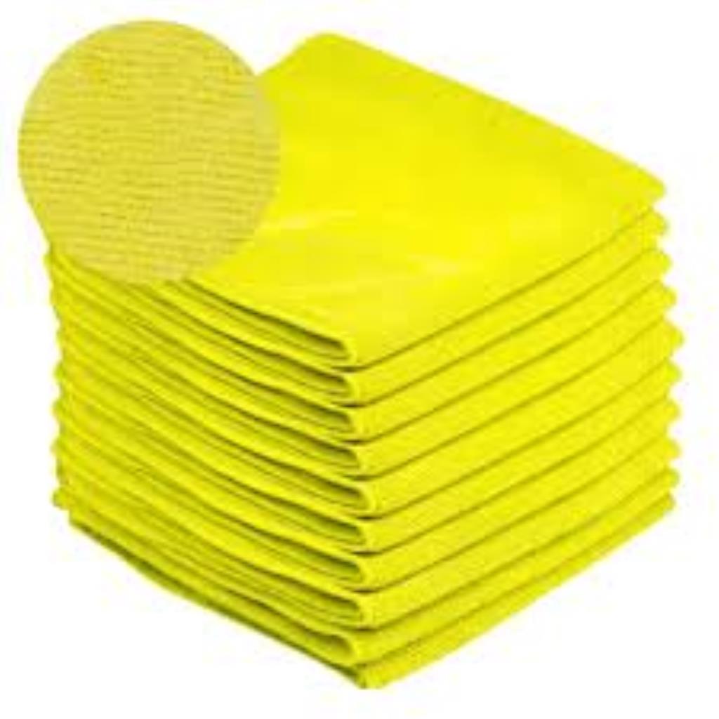 Pano microfibra amarelo CAEBITEX 30x30 UNID